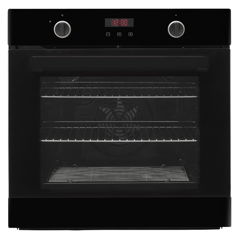 matrix mx200bl 7 function single oven a rated in black