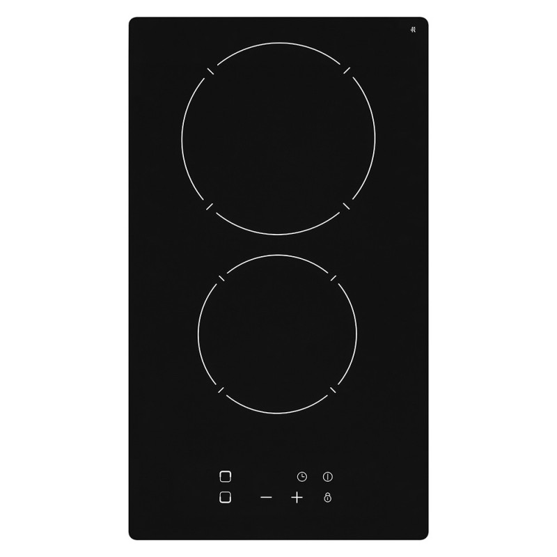 matrix mxc030fr black domino ceramic hob