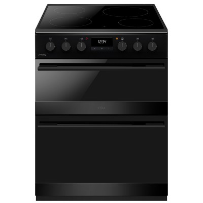 cda cfc6100mb 60cm freestanding cooker with ceramic hob and airfry tray