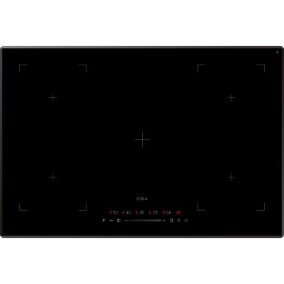 cda hn7750fr 77cm five zone induction hob