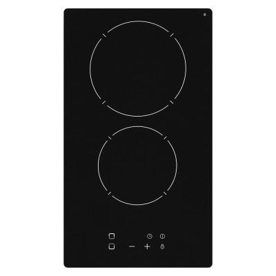 matrix mxc030fr black domino ceramic hob