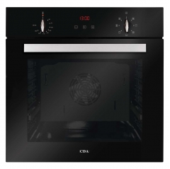 cda sk320bl 7 function single electric oven in black