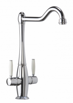 cda tt50ch quarter turn monobloc tap with a traditional chrome design